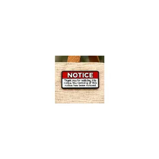 Notice You've Been Noticed Enamel Pin